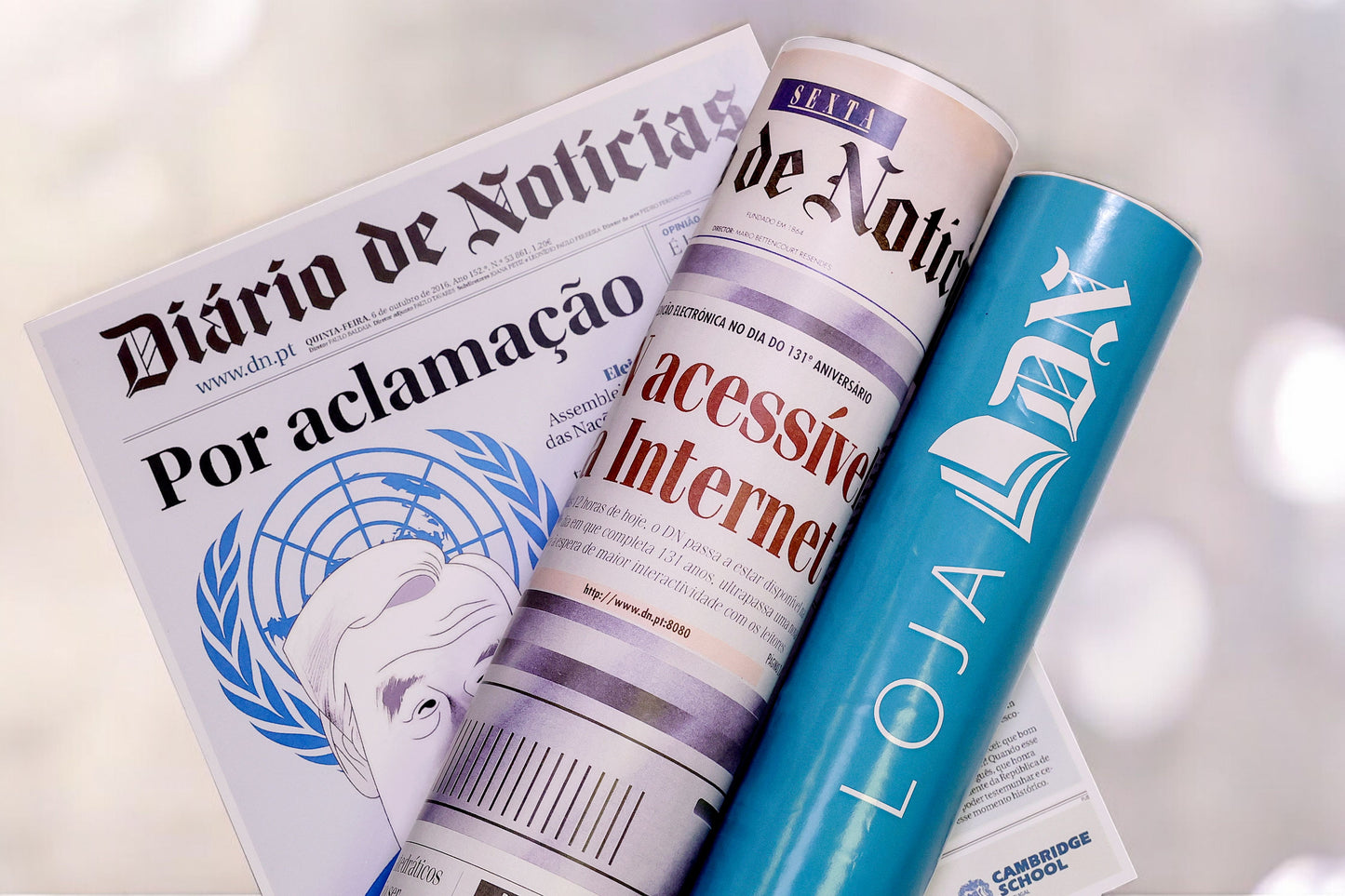 Primeira Página Personalizada DN.