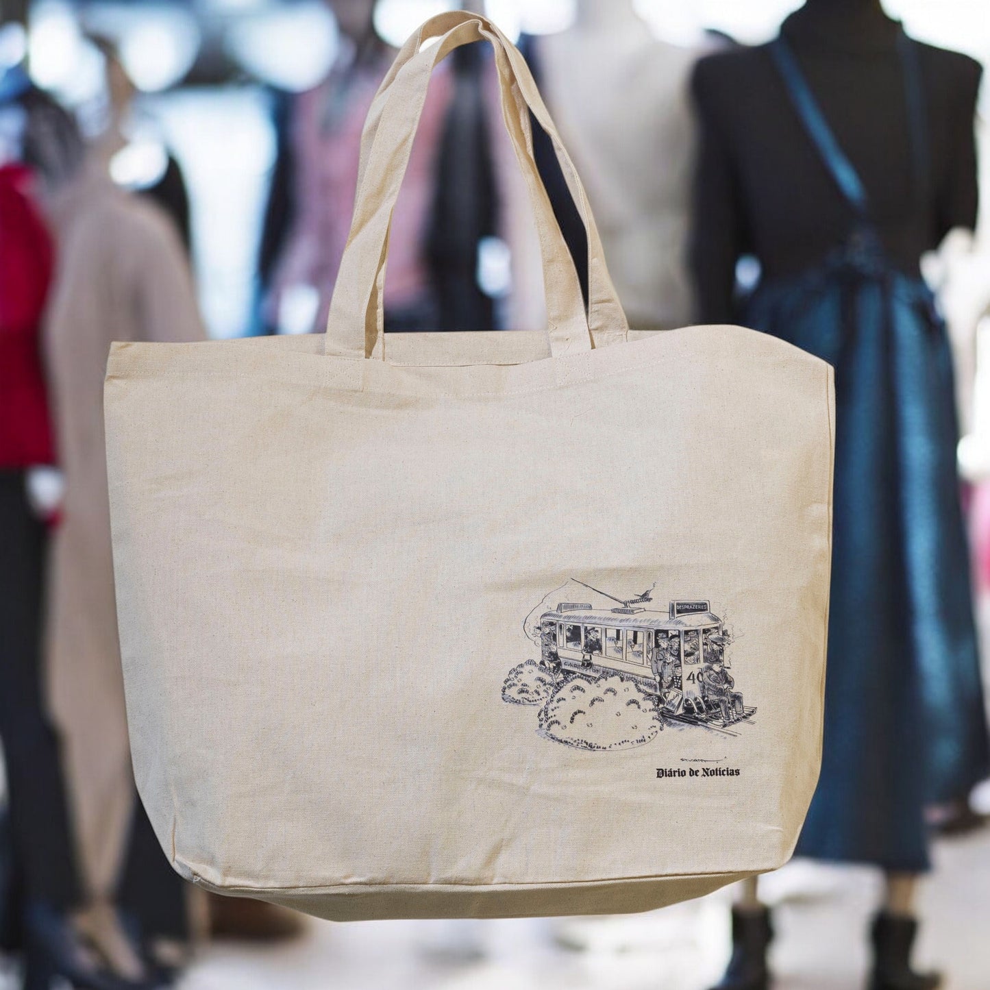 Saco algodão sustentável Stuart Carvalhais Diário de Notícias