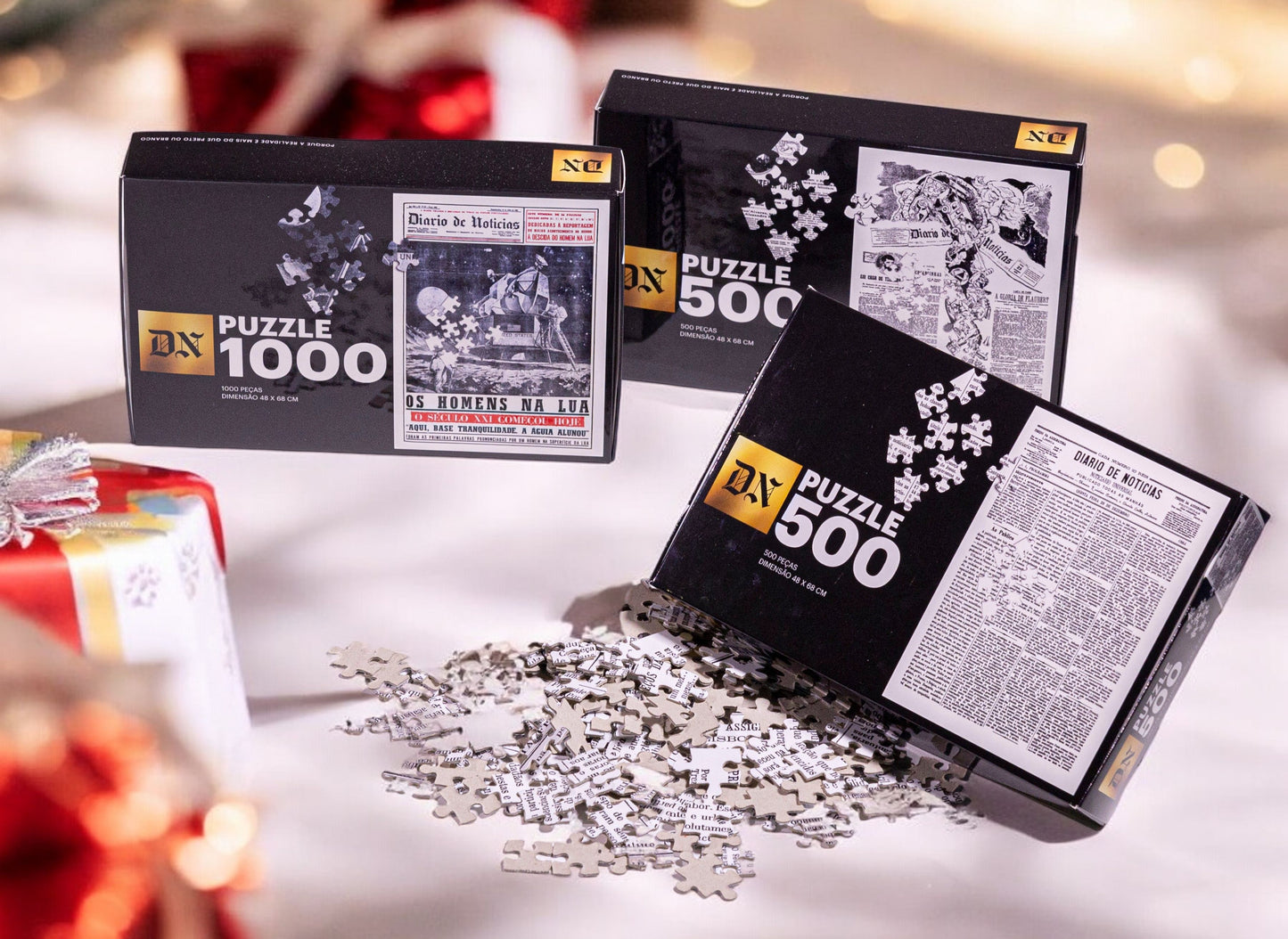 Puzzle de 500 Peças - Primeira Página do Diário de Notícias: Especial Natal