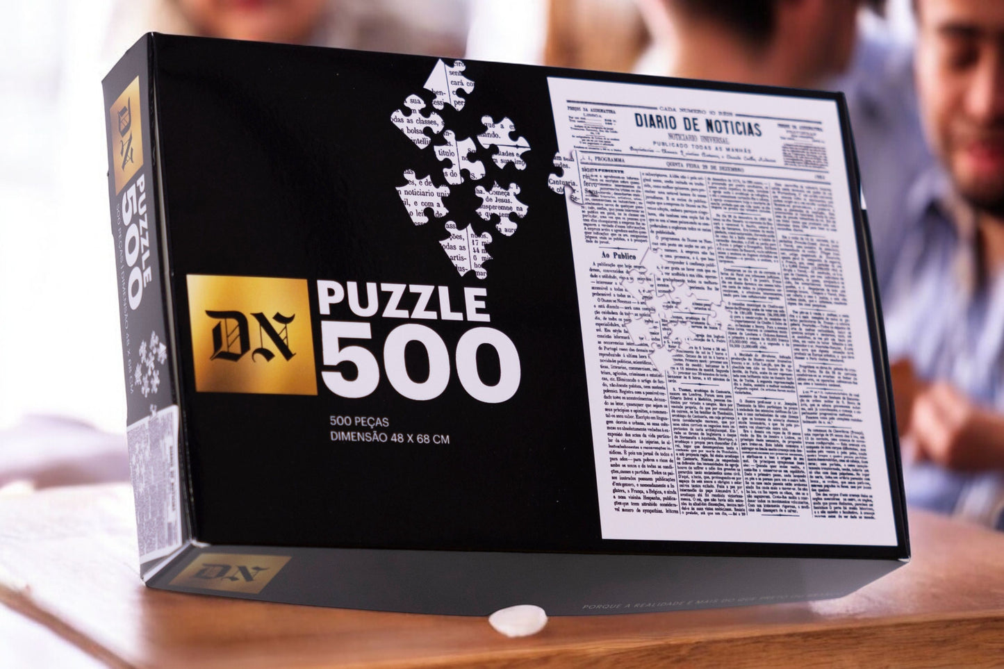 Puzzle de 500 Peças - Primeira Página do Diário de Notícias de 29 de Dezembro de 1864